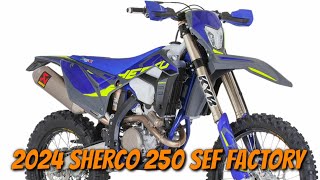 2024 Sherco 250 SEF Factory New Feature [upl. by Nairrad]