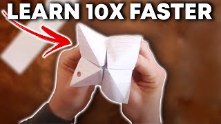 How To Make A Fortune Teller Out Of Paper Step By Step [upl. by Dara]