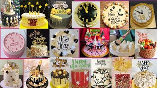 50 New year cake design idea  Happy New year cake design 😍 Happy New year cake [upl. by Charissa]