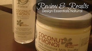 Design Essentials Coconut amp Monoi  Review amp Results [upl. by Aneloc]