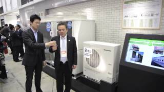 Panasonic interview about CO2 refrigeration during Tokyo Supermarket Trade Show 2013 [upl. by Enilatan296]