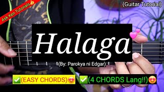 Halaga  Parokya ni Edgar EASY CHORDS😍  Guitar Tutorial [upl. by Housen]