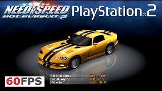 ALL Cars PS2 Need for Speed Hot Pursuit 2 Showcase 1440p 60fps [upl. by Nats]