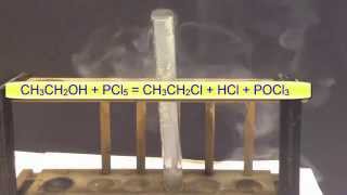 Alcohols Advanced 6 Reaction of ethanol with PCl5 [upl. by Ardnasirhc546]