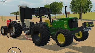 Nishu bhai John Deere 5055D Vs Sawraj 855 Tochan [upl. by Anitsyrhk]