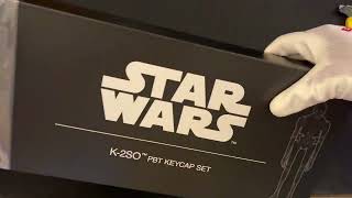 Starwars K2SO keycaps from NovelKeys unboxing [upl. by Wack252]