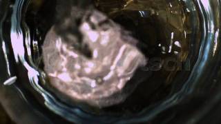 Slow Motion  dissolving effervescent  Magnesiumtablette  2000fps [upl. by Nidia538]