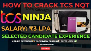 TCS Ninja Interview Experience  HR amp Technical Round Tips  Selected Candidate Experience [upl. by Adlitam769]