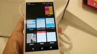 HTC J butterfly HTL23 HTC Butterfly 2  Handson [upl. by Allimac]