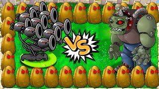 1 Doom Threepeater vs 999 Gargantuar Doom  Plants vs Zombies Hack [upl. by Mosenthal268]