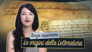 Le origini della Letteratura italiana 🧾 [upl. by Pfeifer]