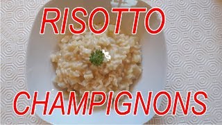 Risotto aux champignons CREMEUX et FONDANT   RendezVous Cuisine [upl. by Ormond]