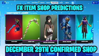 December 29th 2023 Fortnite Item Shop CONFIRMED  Fortnite Early Item Shop Prediction December 29th [upl. by Anitnelav]