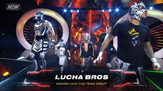 Lucha Bros Entrance  AEW Collision May 25 2024 [upl. by Asined]