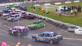 Cowdenbeath Racewall bangers world cup race 1 April 14th 2018 [upl. by Genaro]