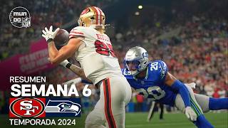 San Francisco 49ers vs Seattle Seahawks  Semana 6  NFL 2024  Highlights Resumen en español [upl. by Gnik966]