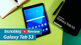 Galaxy Tab S3  Review Tecnoblog [upl. by Enneyehs]