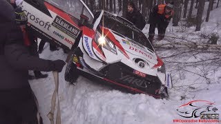 Off Meeke at Shakedown WRC Rally Sweden 2019 [upl. by Akoyin491]