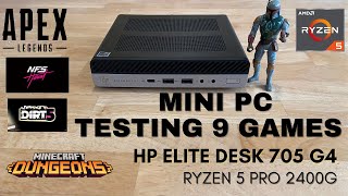 Awesome Mini PC  Testing 9 Games  Ryzen 5 PRO 2400G [upl. by Marianna]