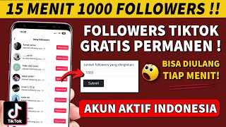 Followers Tiktok Gratis❗ Cara Menambah Followers Tiktok Gratis Permanen 2024 [upl. by Leelah]