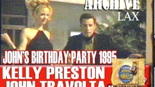 John Travoltas Birthday Dance with Kelly Preston 1995 [upl. by Manya]