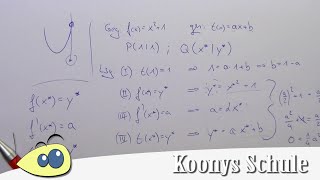 Tangente an Graph durch Punkt anlegen spontan Beispiel vorgerechnet Tangentenproblem Analysis [upl. by Enylorac]