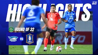 HIGHLIGHTS  CHONBURI FC PEN 42 BG PATHUM UNITED AET 22  FA CUP ROUND OF 32 [upl. by Josiah]