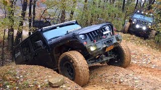 STEEP MUD CLIMB After Rain Storm Jeep Wrangler Rubicon [upl. by Editha700]