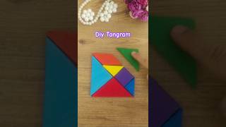 Diy a tangram tangram clay craft diy papercraft howtomake handmade [upl. by Hylan704]