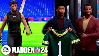 Madden 24 SUPERSTAR Mode WR  Character Creation amp NFL Draft  EP 1 [upl. by Ressler]