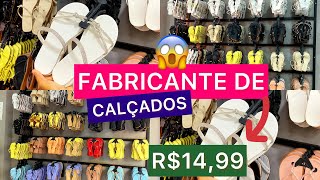 RASTEIRINHAS POR R1499 NO ATACADO DIRETO DA FÁBRICA  CALÇADOS FEMININOS BARATOS [upl. by Nuavahs]