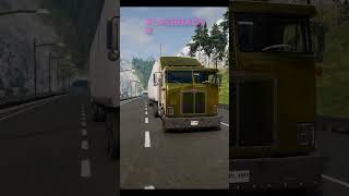 Truck Crash 15 flashback ⚡️ 😱 BeamNG Drive shorts beamngdrive [upl. by Nedloh]