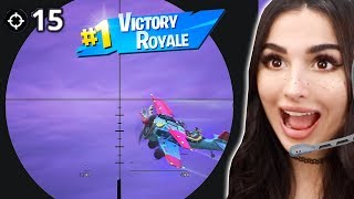 THE BEST SNIPING GAMEPLAY ON FORTNITE EVER [upl. by Cynara]