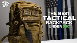 The Best Tactical Backpack Under 50 on Amazon Unboxing amp Review 2021 [upl. by Siriso]