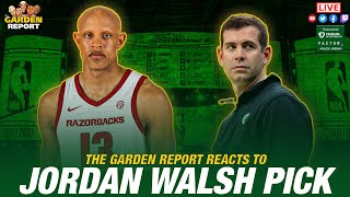 LIVE Reaction to Celtics Draft Pick  Garden Report [upl. by Eittol]