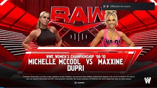 WWE Open Challenge  Michelle McCool 🆚 Maxxine Dupri WWE Womens Championship [upl. by York]