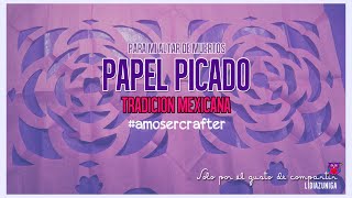 COMO HACER FLORES CON PAPEL PICADO [upl. by Jemma286]