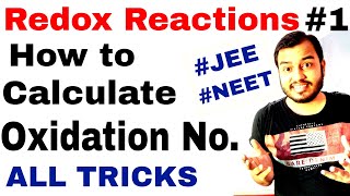 Class 11 chap 8  Redox Reactions 01  How to Find Oxidation Number Methods n Tricks JEE MAINSNEET [upl. by Bunker700]