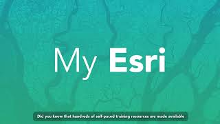 My Esri Video Series Using My Esri to grant access to selfpaced learning resources [upl. by Minnnie]