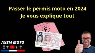 Passer le permis moto en 2024 [upl. by Howland95]