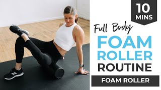 The 8 BEST Foam Rolling Exercises 10Minute Full Body Foam Roll Routine [upl. by Retsim244]