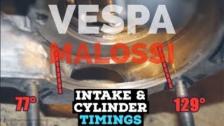 vespa MALOSSI 210 measurement  MALOSSI SPORT  rotary valve tuning  FMPguides  Solid PASSion [upl. by Rock]