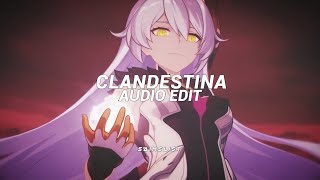 clandestina  jvstin edit audio use 🎧 [upl. by Akitnahs]