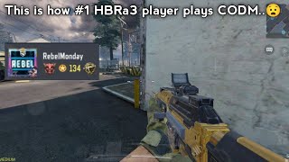 This is how 1 HBRa3 player plays CODM [upl. by Shani637]