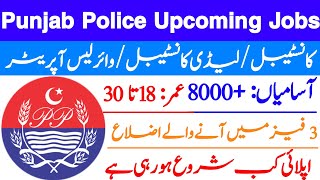 Punjab police New JobsNew Jobs TodayNew Jobs 2024Police jobs 2024Constable Jobs 2024New Jobs [upl. by Eninej]