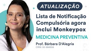 Nova Atualização da Lista de Notificação Compulsória Portaria 3418 de 31082022 [upl. by Ihc]