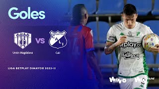 Unión Magdalena vs Cali goles  Liga BetPlay Dimayor 2023 2  Fecha 14 [upl. by Notled]