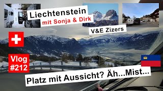 212 Liechtenstein  Platz mit Aussicht  Kein Rum  Truma Combi D6 Problem  E122H  Sahne lecken [upl. by Natty]