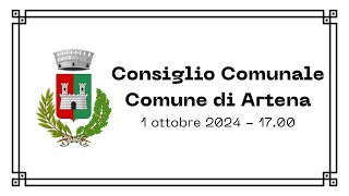 Comune di Artena  Consiglio Comunale del 1° ottobre 2024 [upl. by Riek]