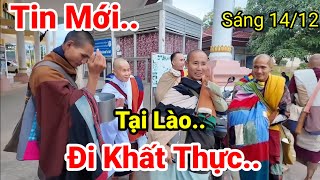 1412 Tin Mới Nhất Thầy Minh Tuệ Đi Bộ Hành Tại Lào Gặp Bà Con Hỗ Trợ Khất Thực Quá Tốt Đẹp [upl. by Lomax852]